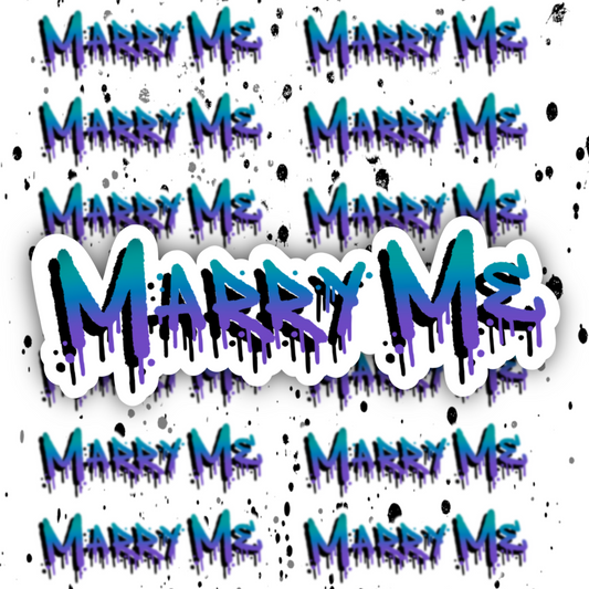 Marry Me Sticker