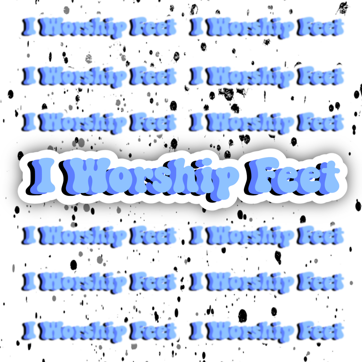 Feet Worship Sticker