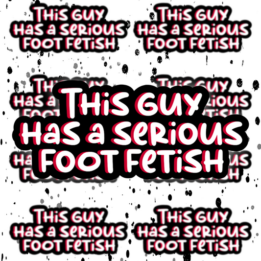 Footfetish Sticker