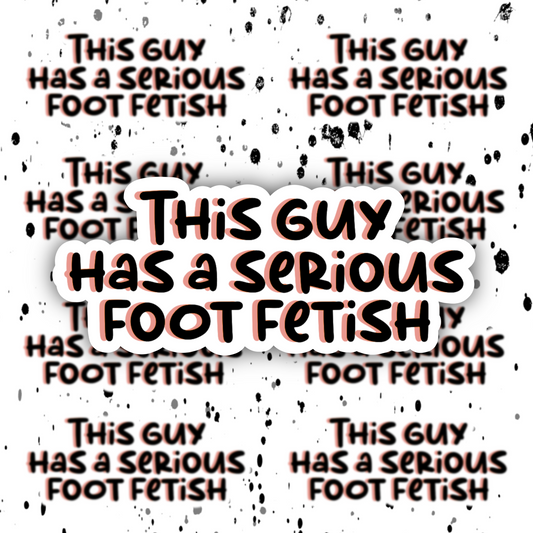 Footfetish Sticker