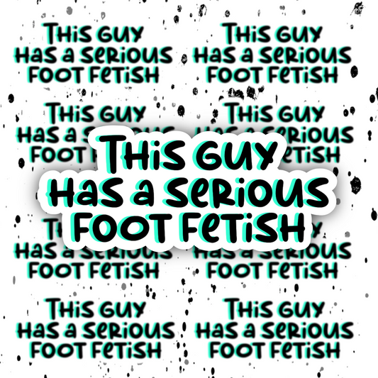 Footfetish Sticker