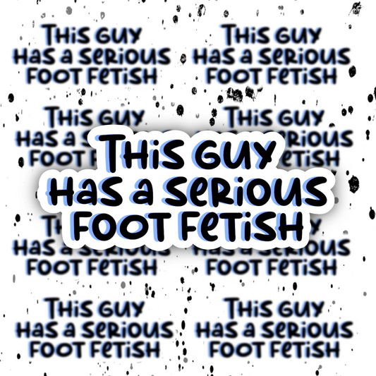 Footfetish Sticker