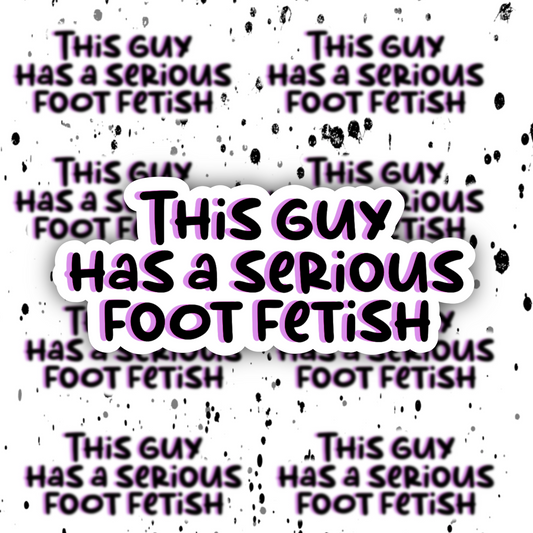 Footfetish Sticker