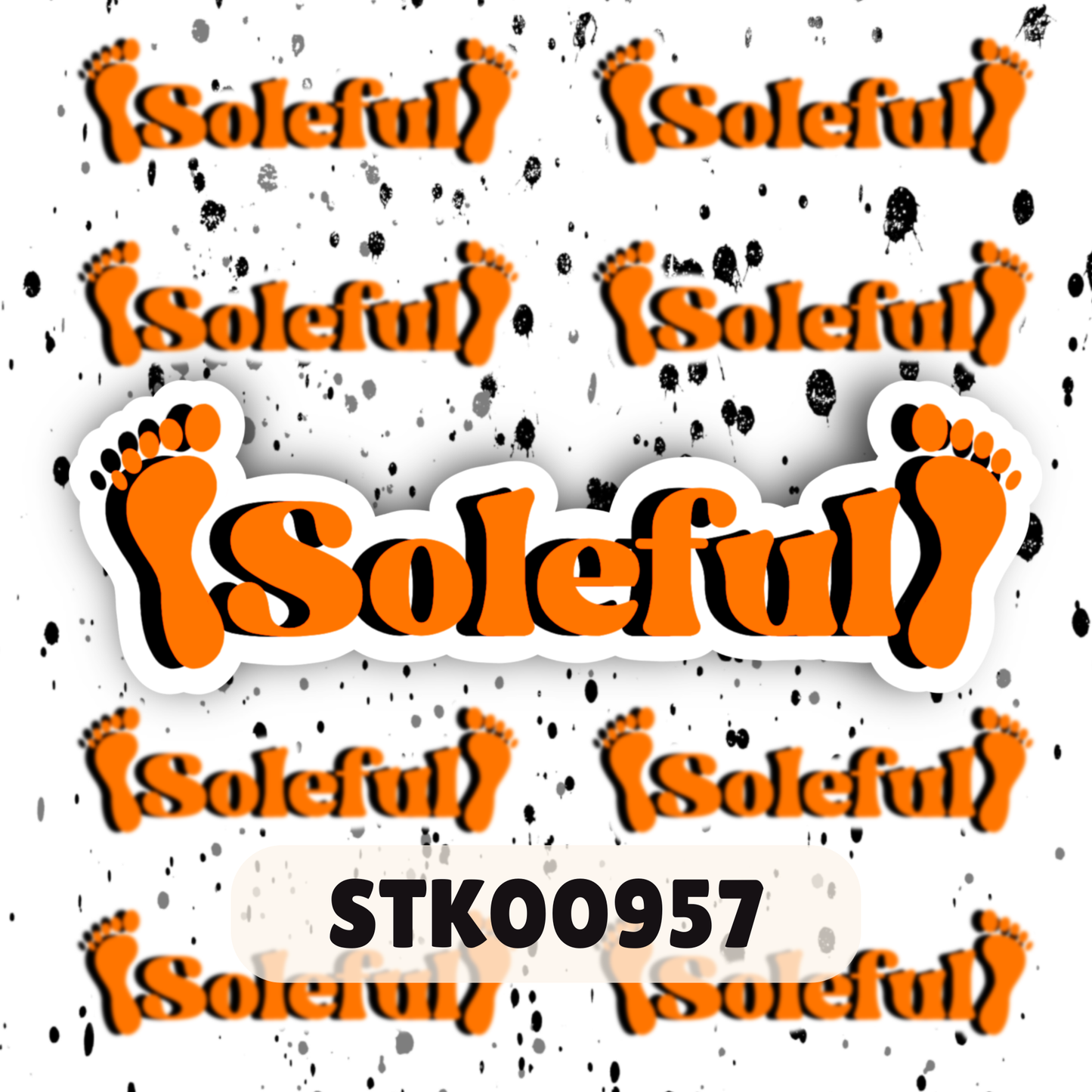Soleful Foot Fetish Stickers