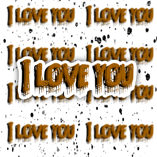 ILY Sticker