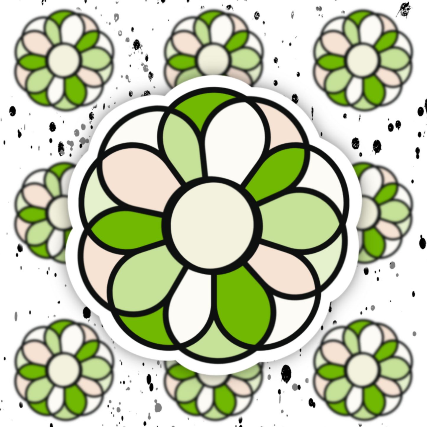 Flower Sticker
