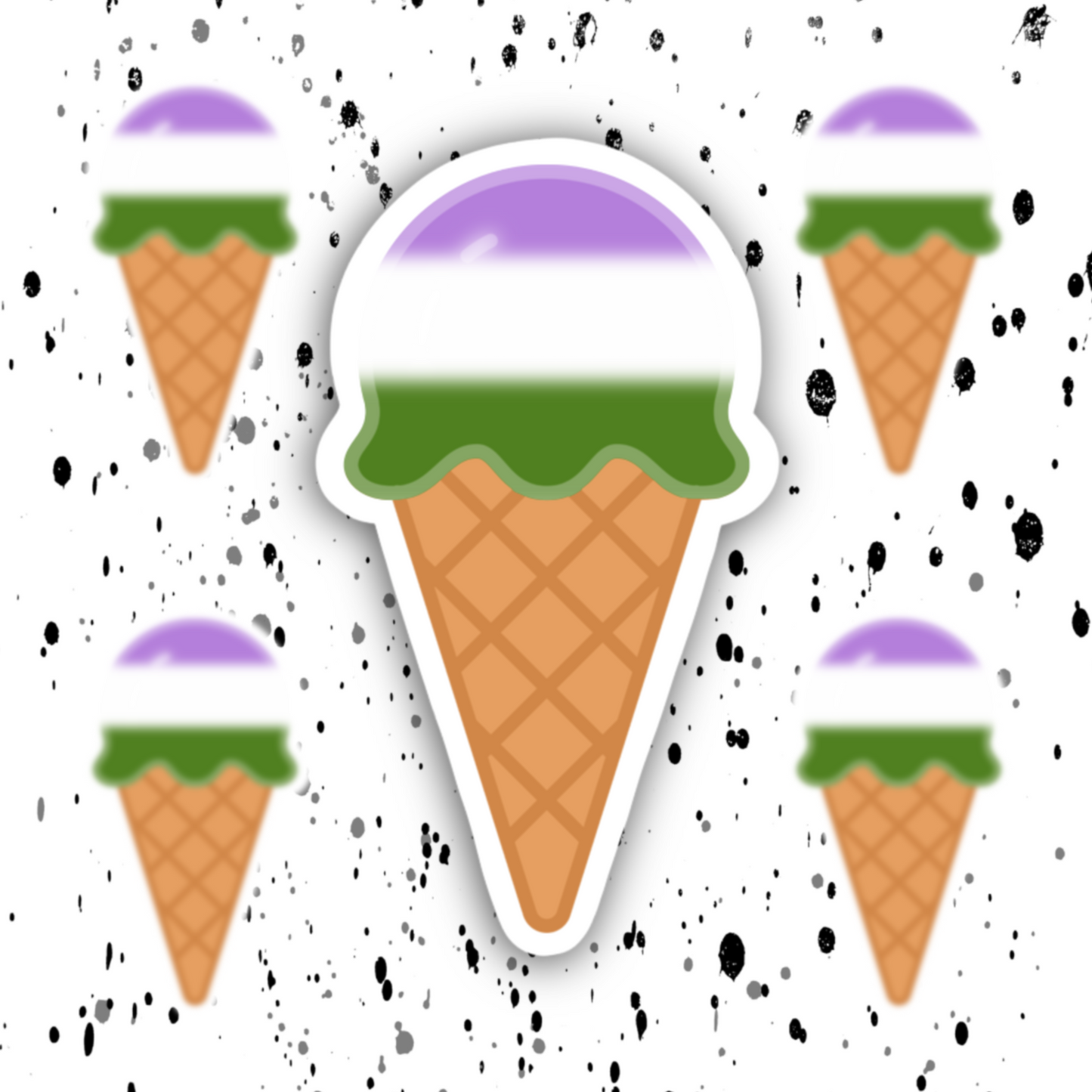 Ice Cream Sticker