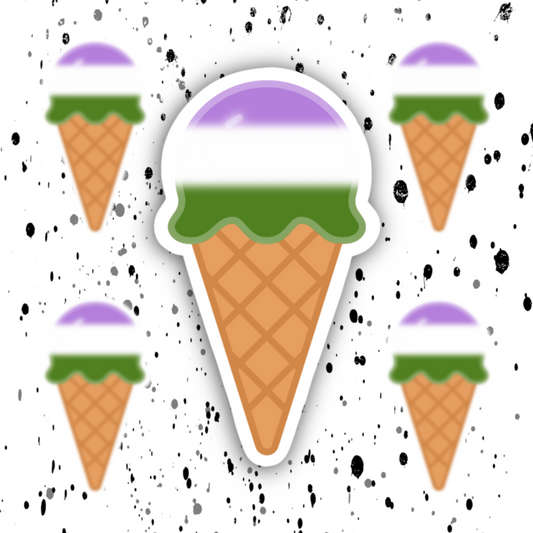 Ice Cream Sticker