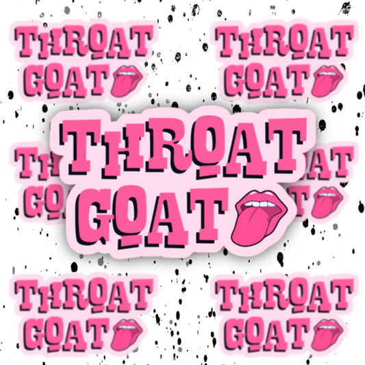 Throat Goat Sticker