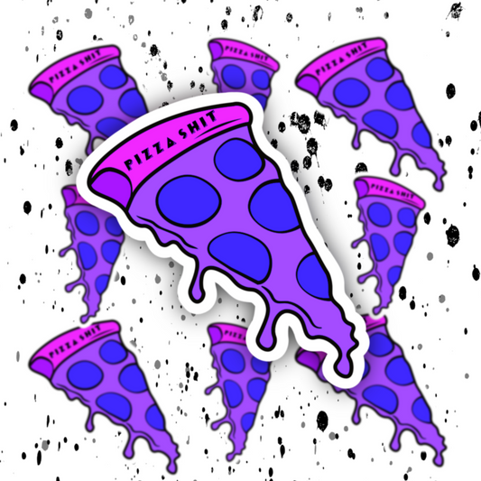 Pizza Shit Sticker