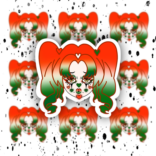 Clown Sticker