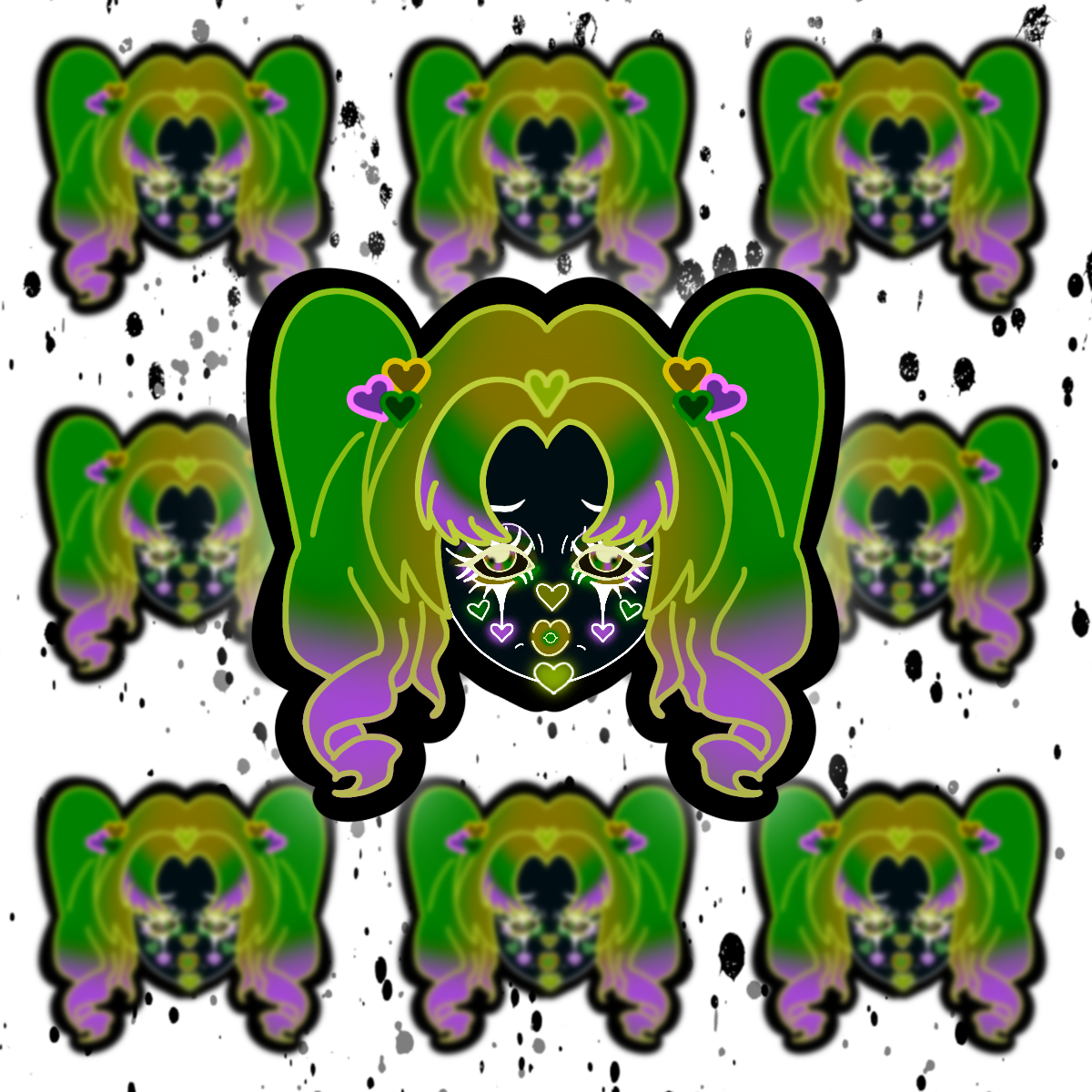 Clown Sticker