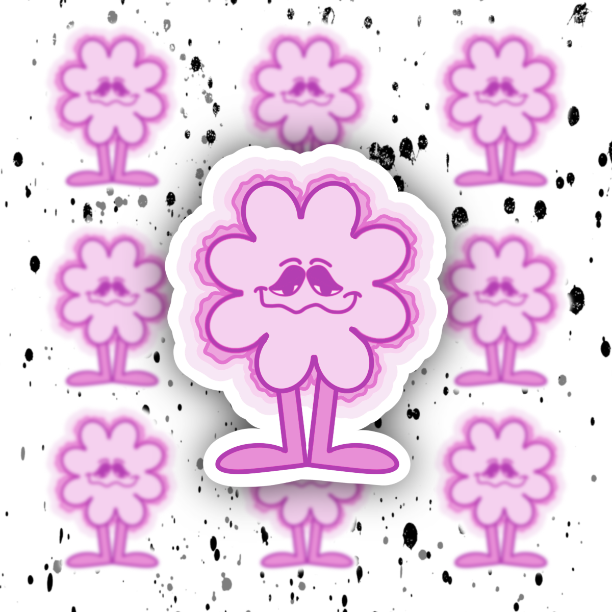 Flower Guy Sticker
