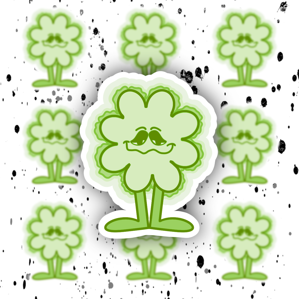 Flower Guy Sticker
