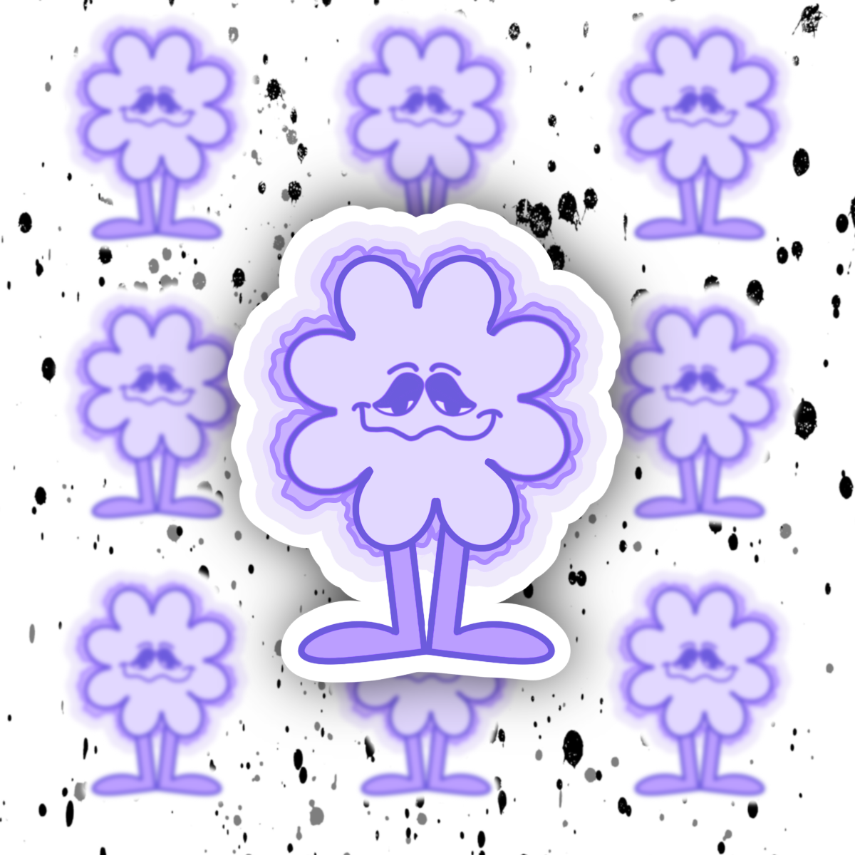 Flower Guy Sticker