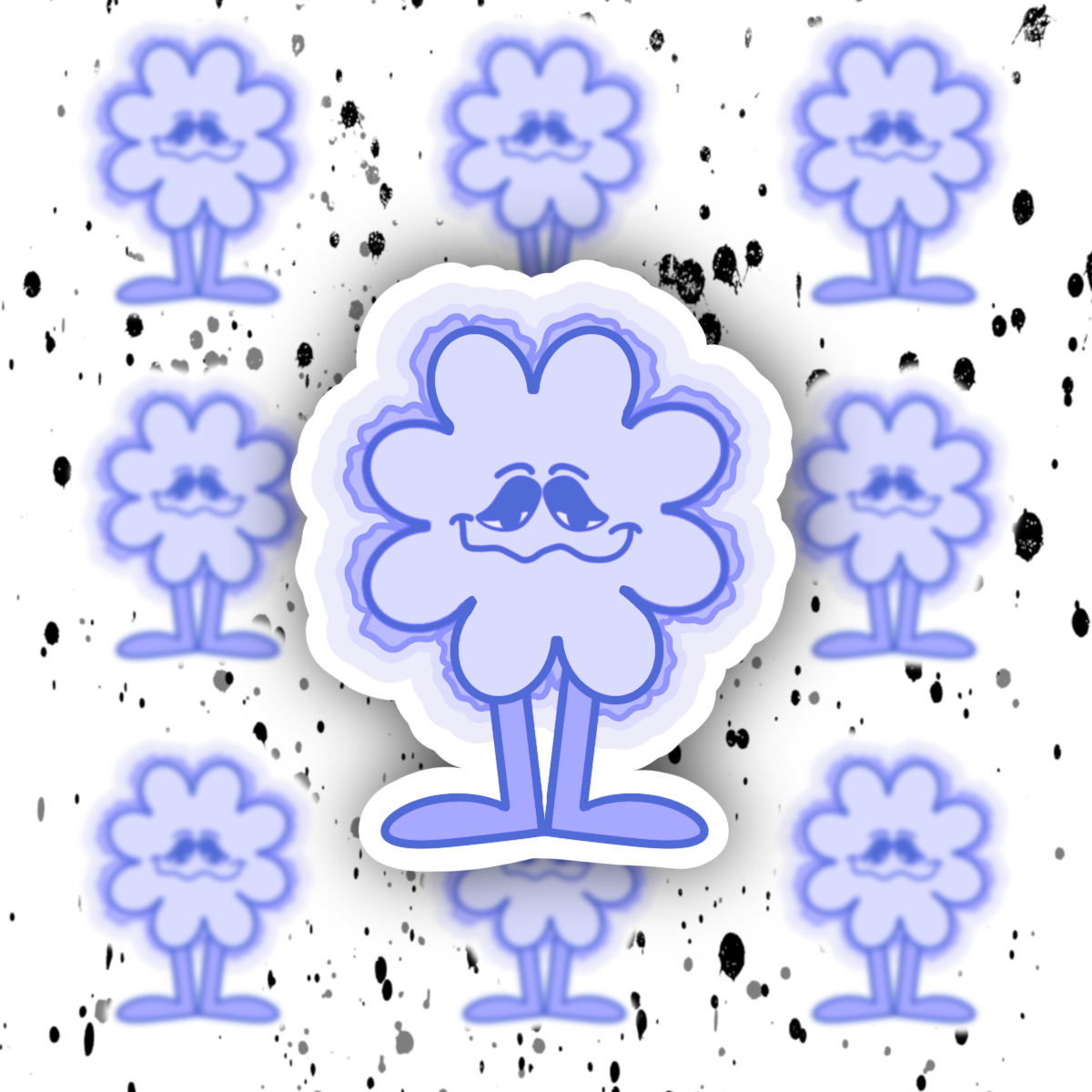 Flower Guy Sticker