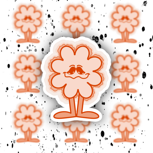 Flower Guy Sticker
