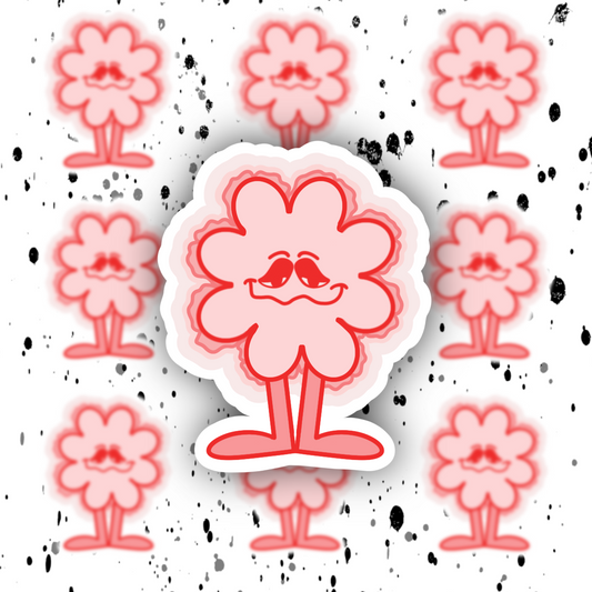 Flower Guy Sticker