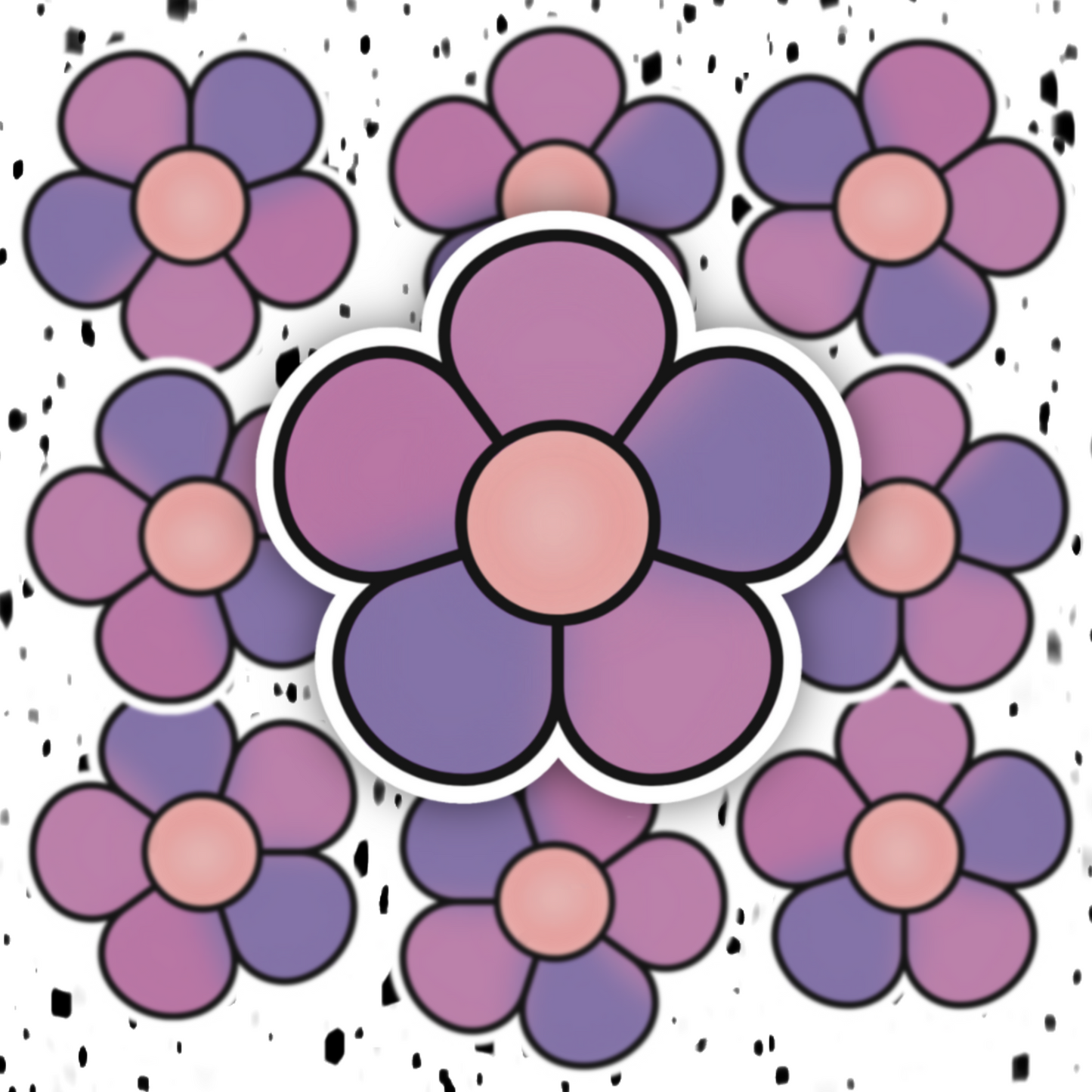 Flower Sticker