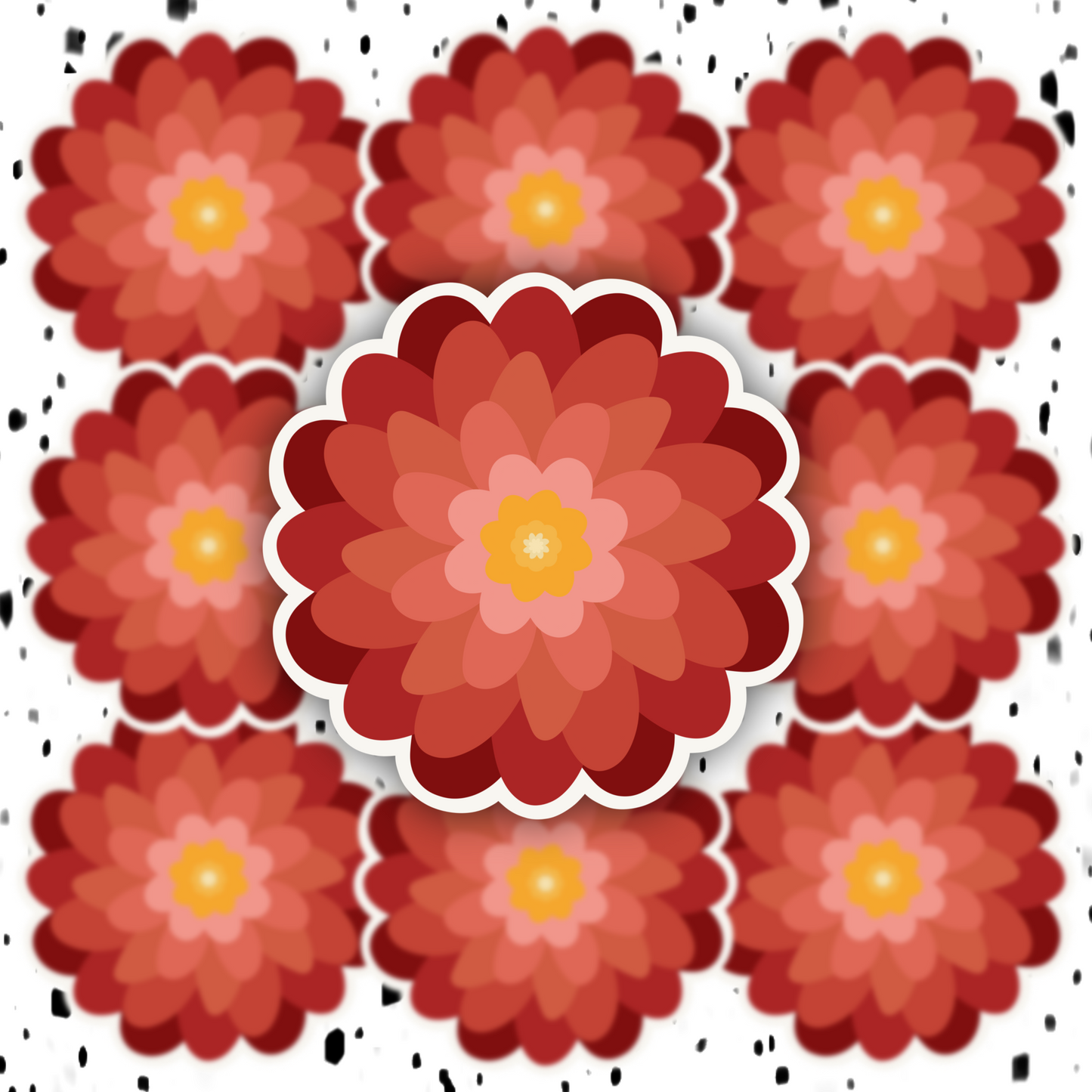 Flower Sticker