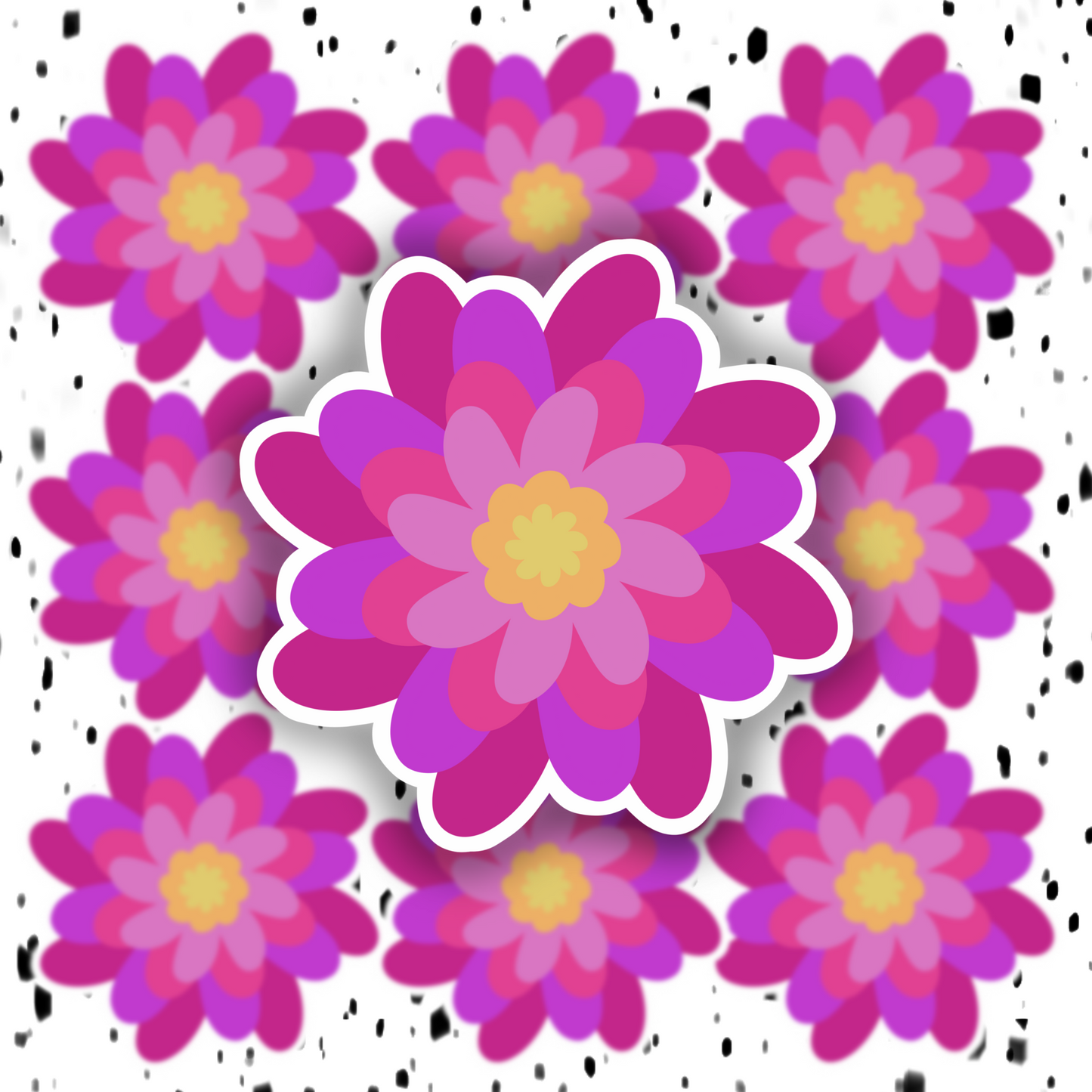 Flower Sticker