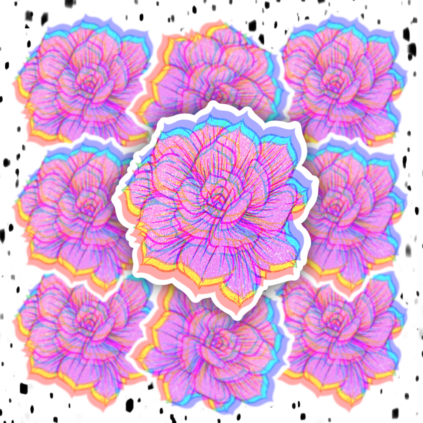Flower Sticker