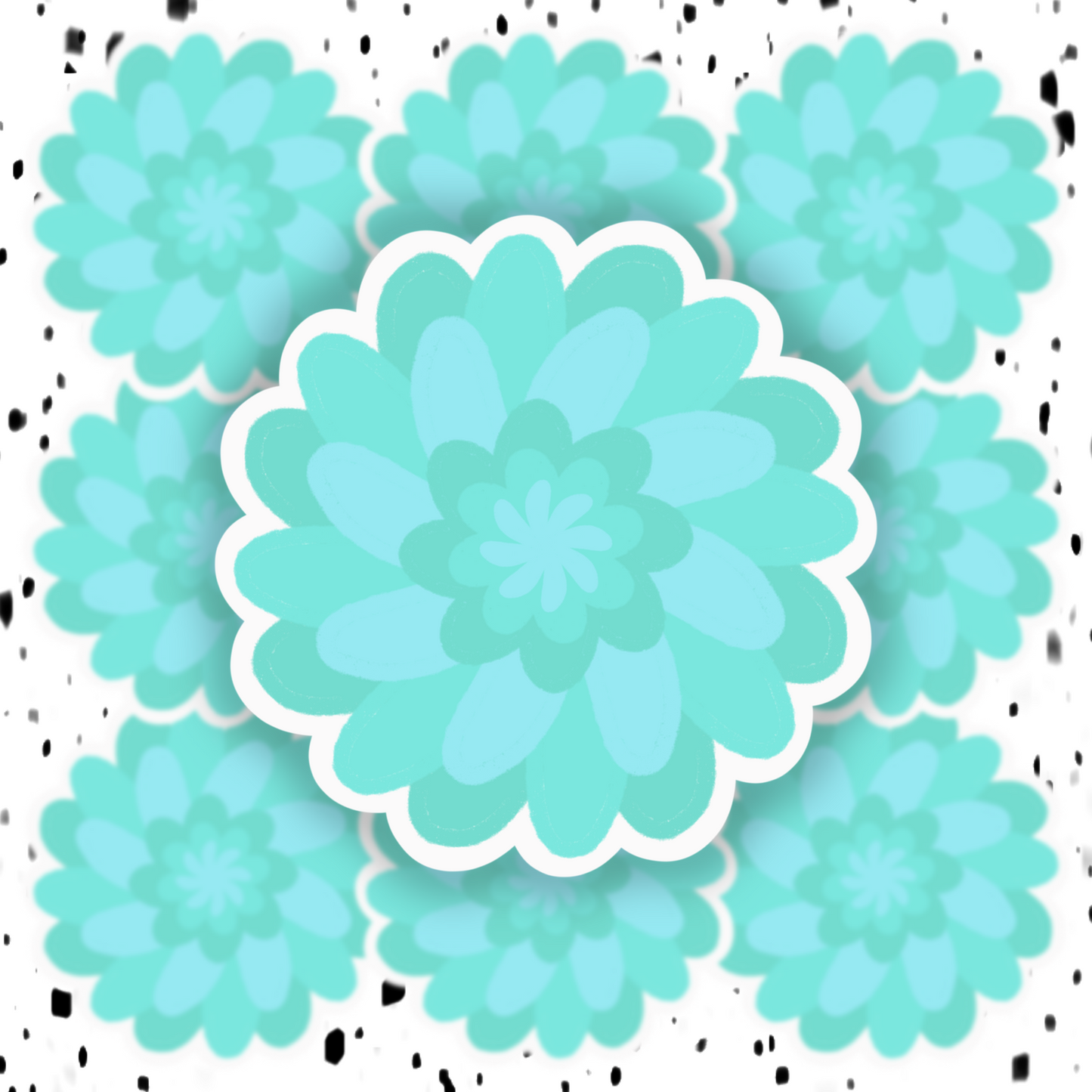 Flower Sticker