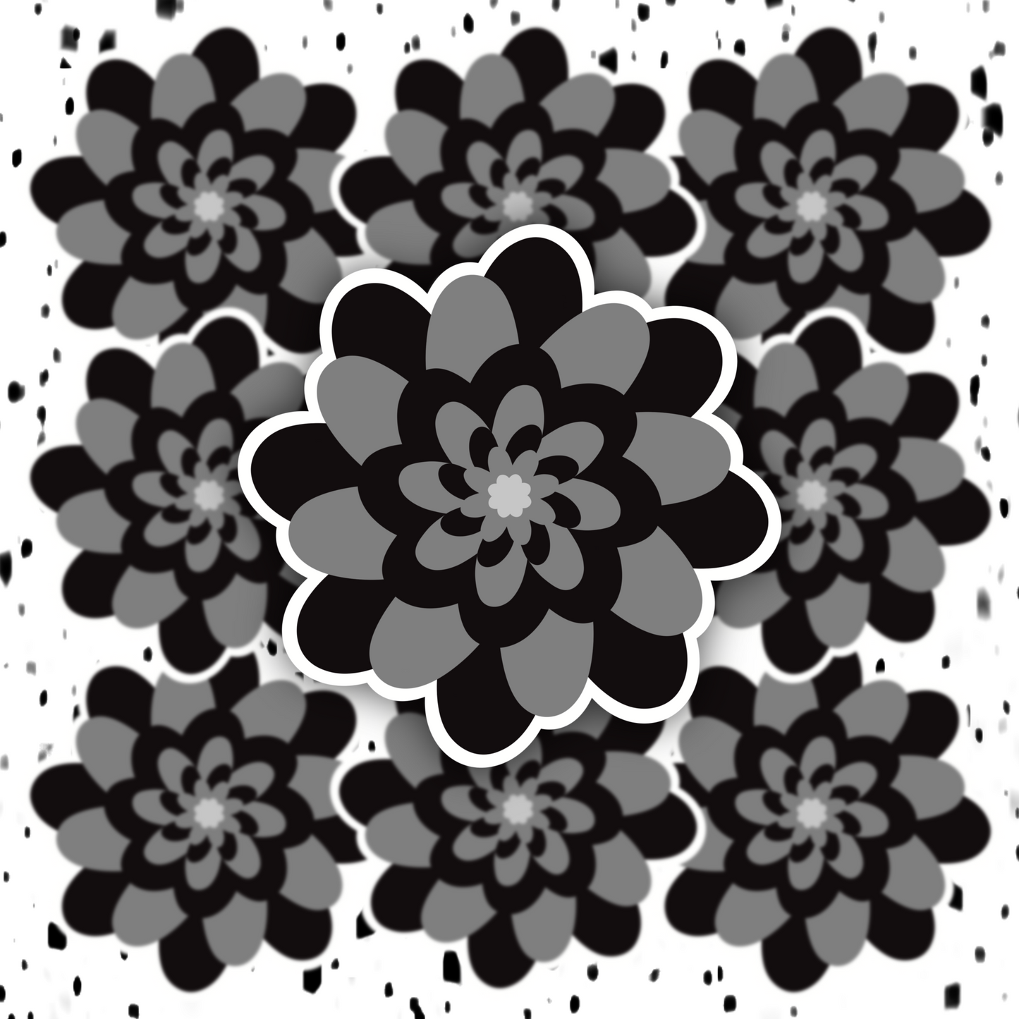 Flower Sticker