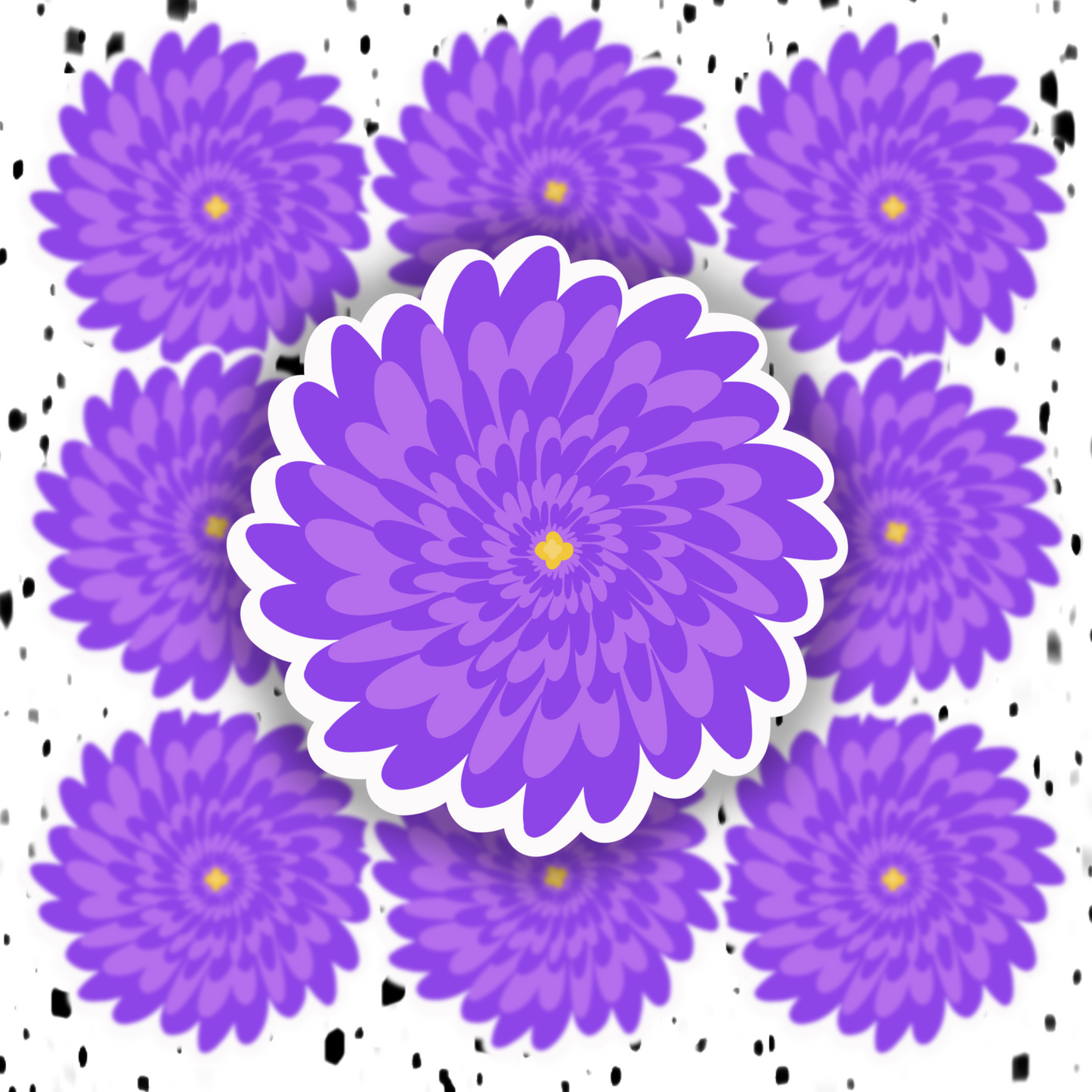 Flower Sticker