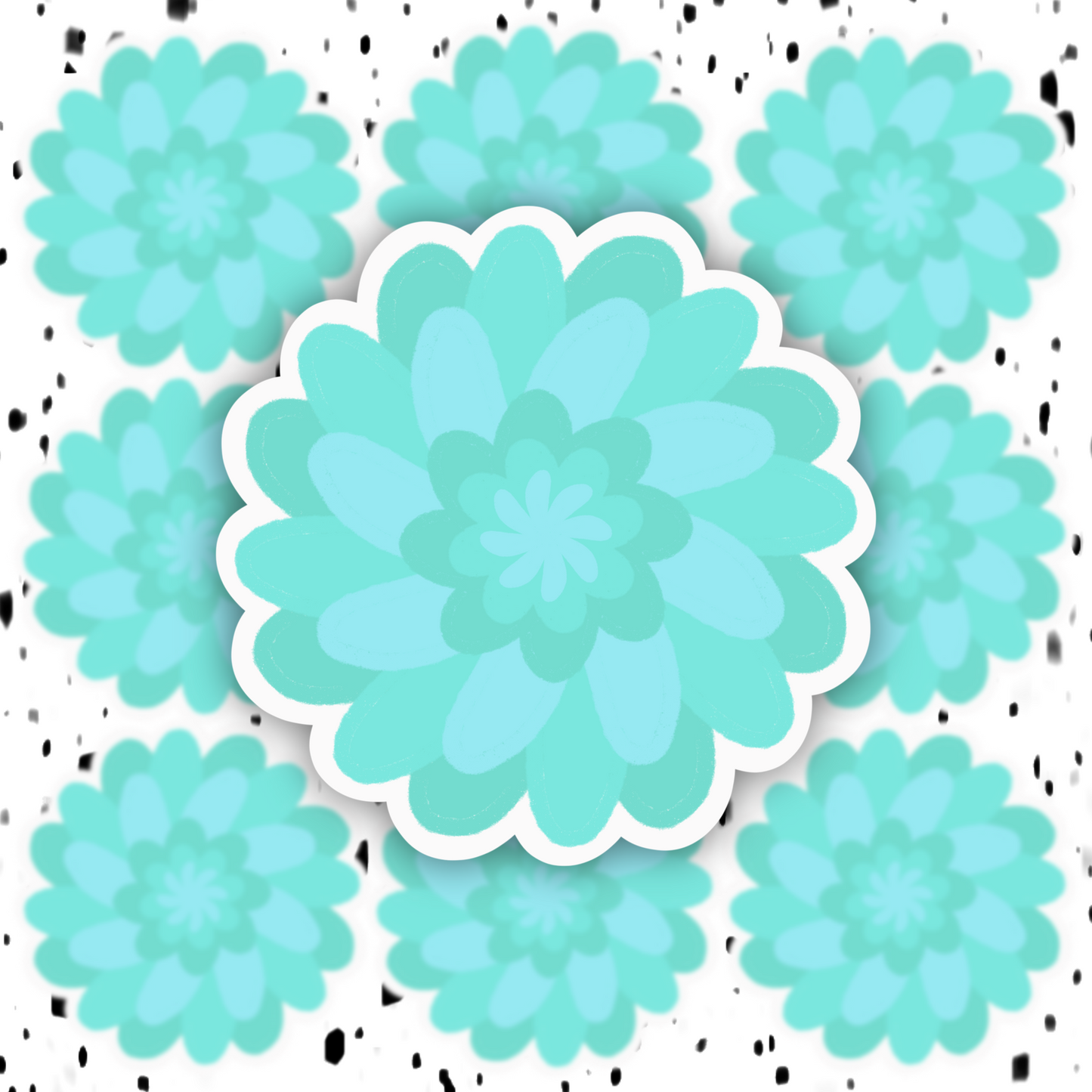 Flower Sticker