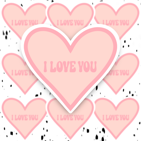ILoveYou Sticker