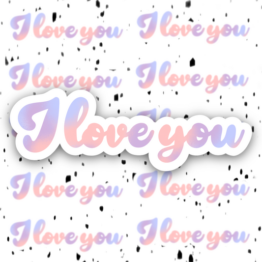 ILoveYou Sticker