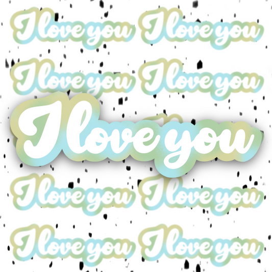 ILoveYou Sticker
