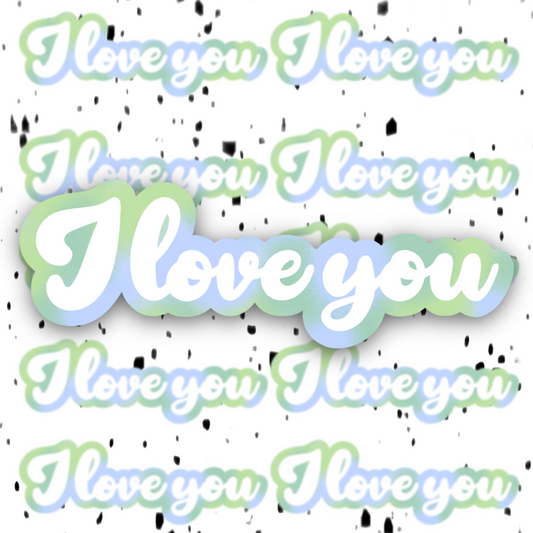 ILoveYou Sticker