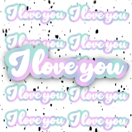 ILoveYou Sticker