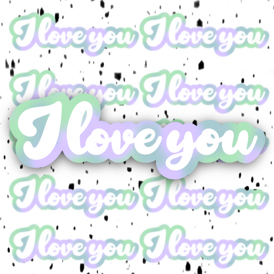 ILoveYou Sticker