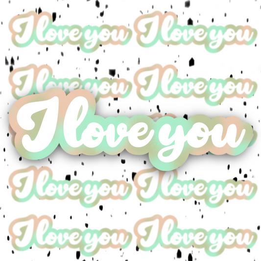 ILoveYou Sticker