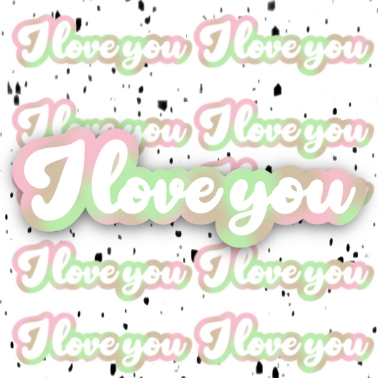 ILoveYou Sticker