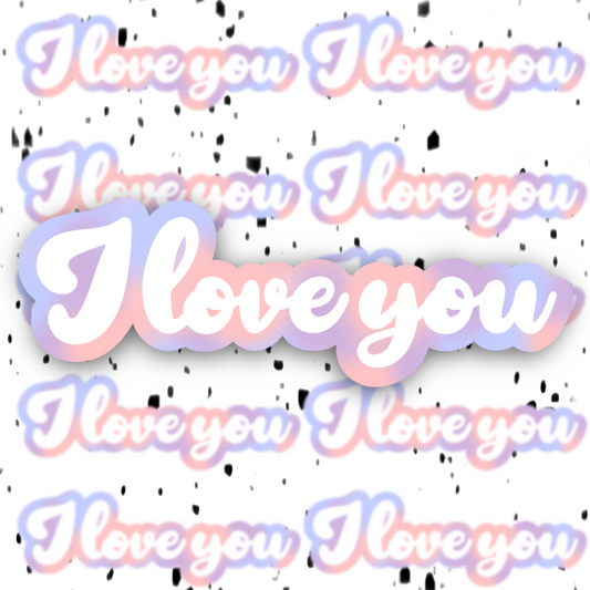 ILoveYou Sticker