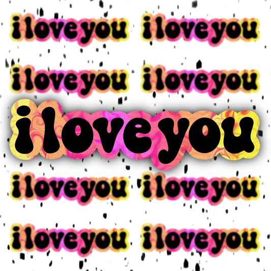 ILoveYou Sticker