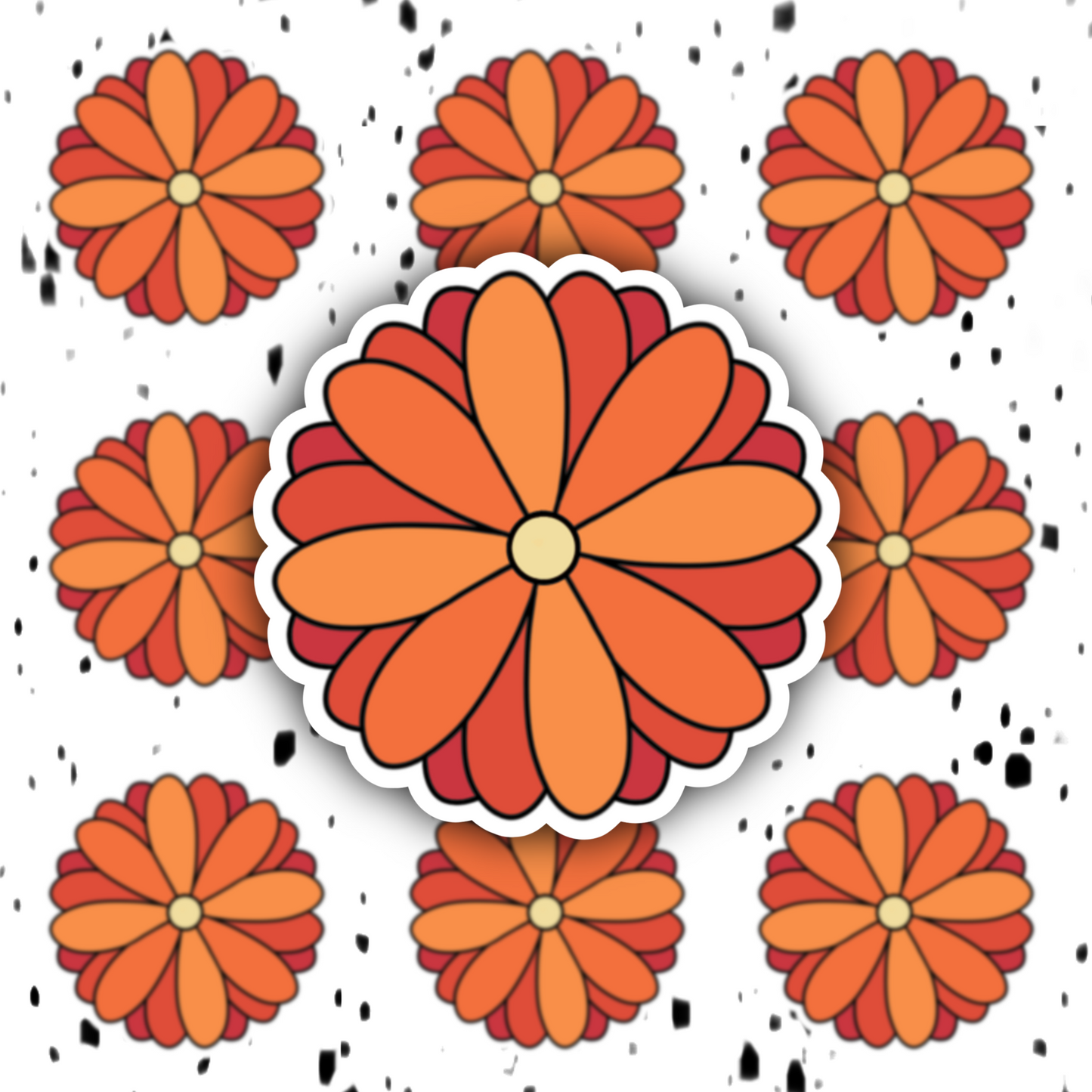 Flower Sticker