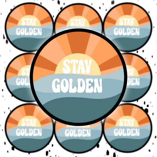 Stay Golden Sticker