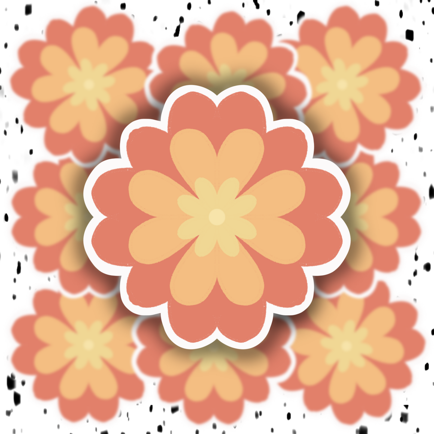 Flower Sticker