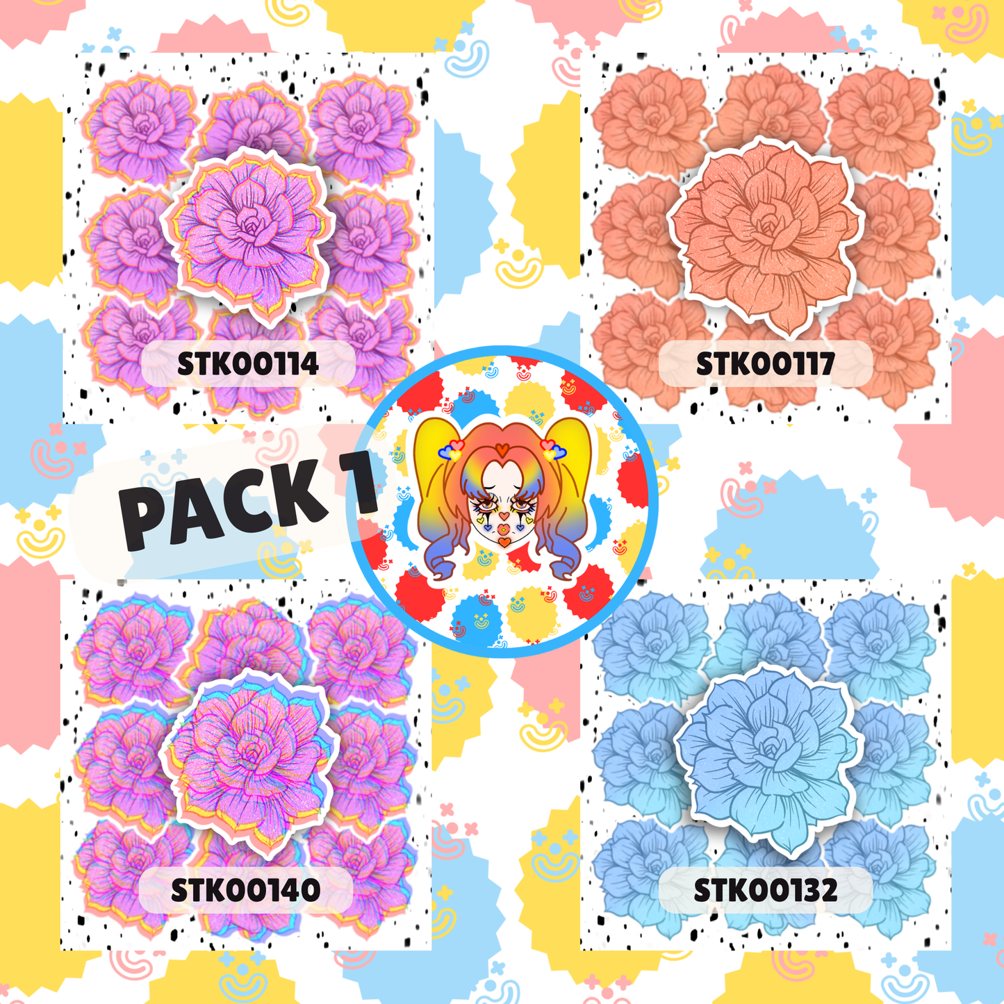 Flower Stickers