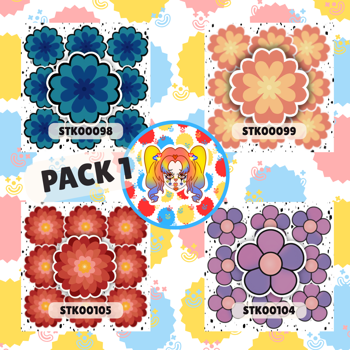 Flower Stickers