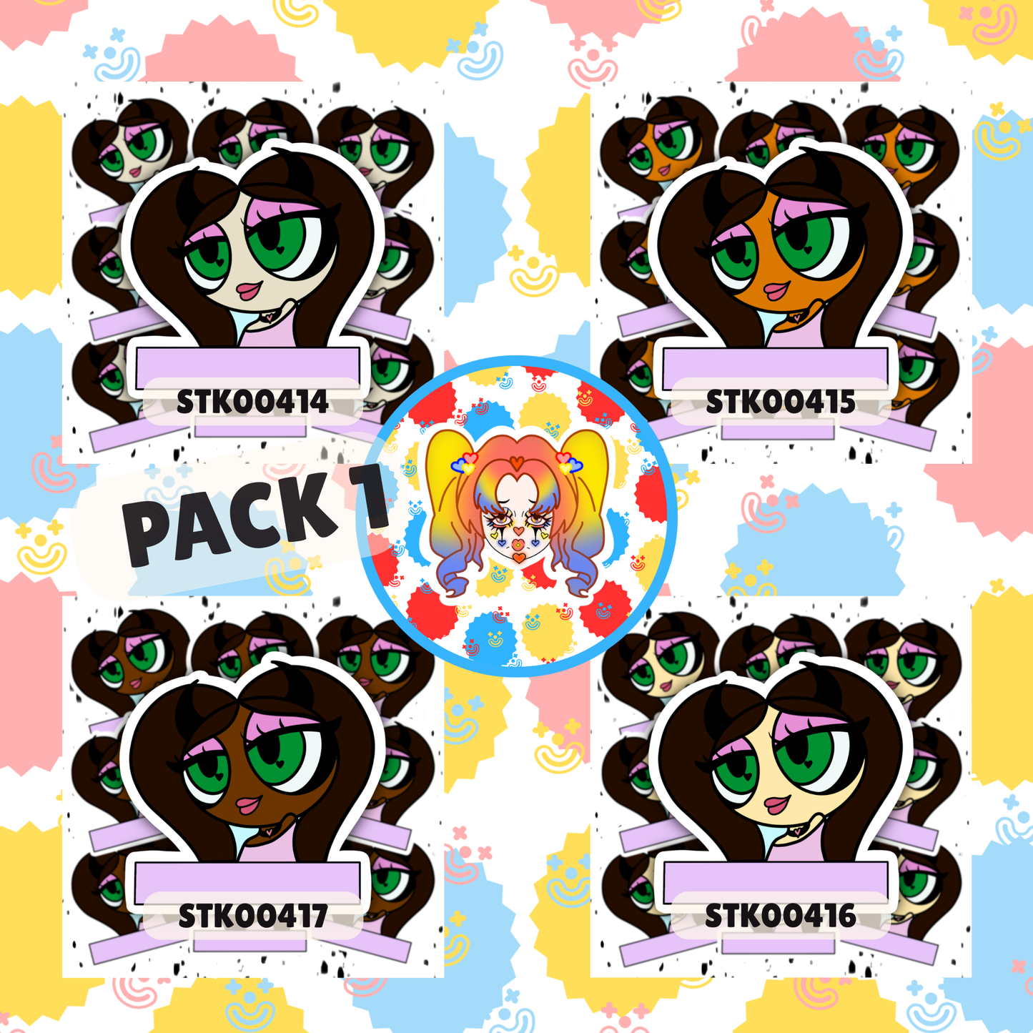 Devilish Beauty Stickers