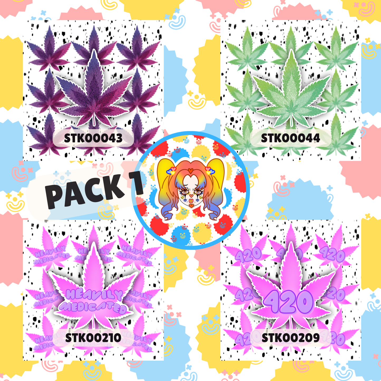 Heavily Medicated Stickers
