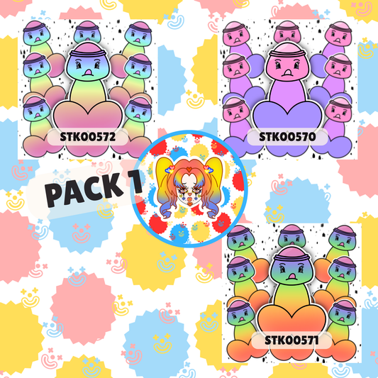 Silly Willy Stickers