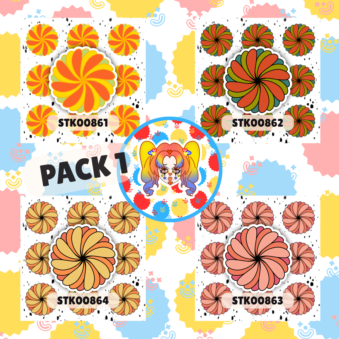 Flower Stickers