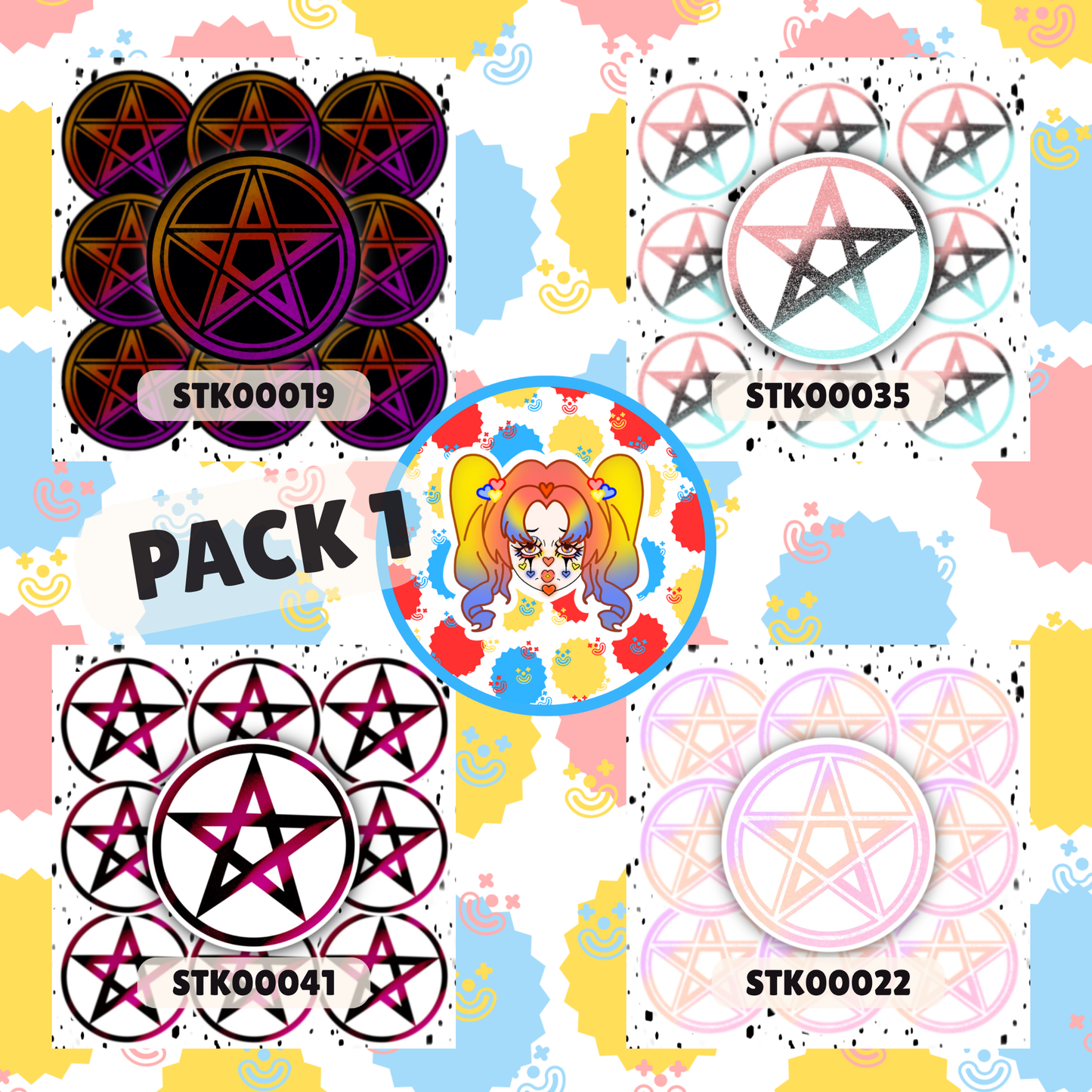 Pentacle Stickers